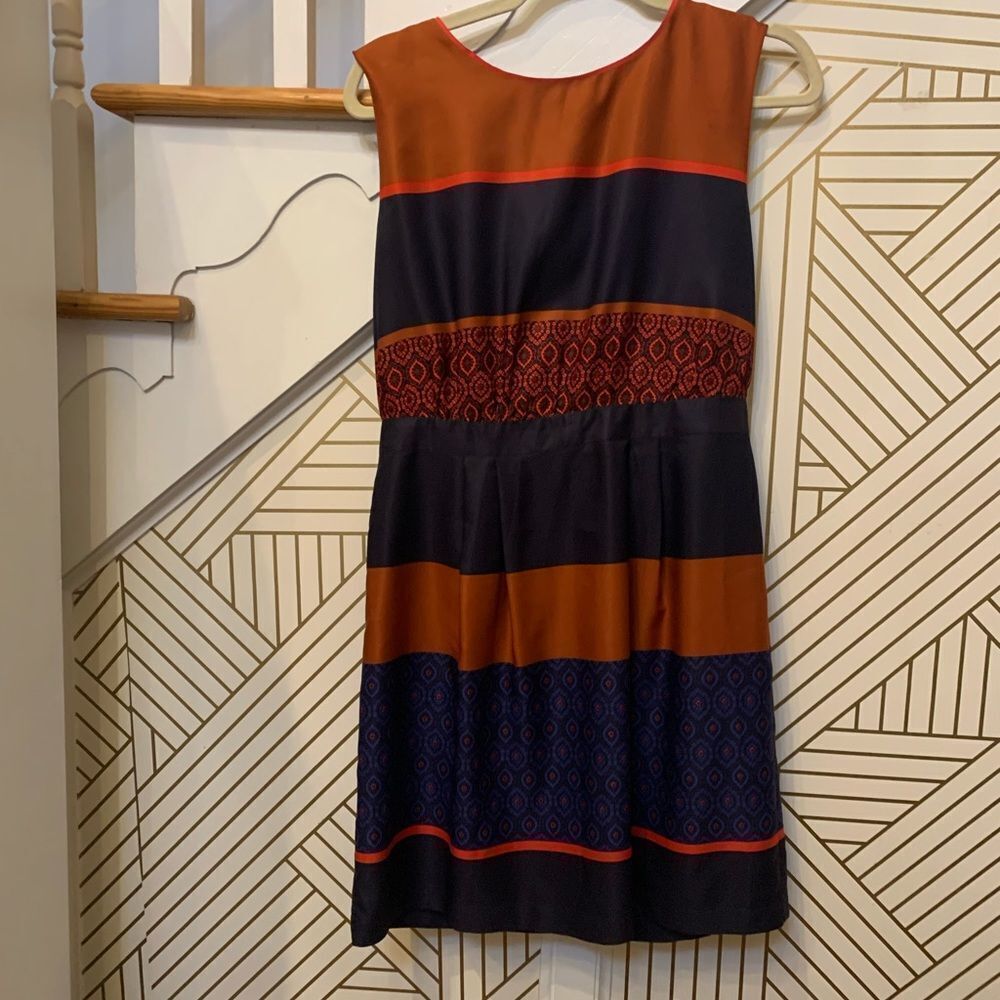 Loft Sleeveless Striped Dress